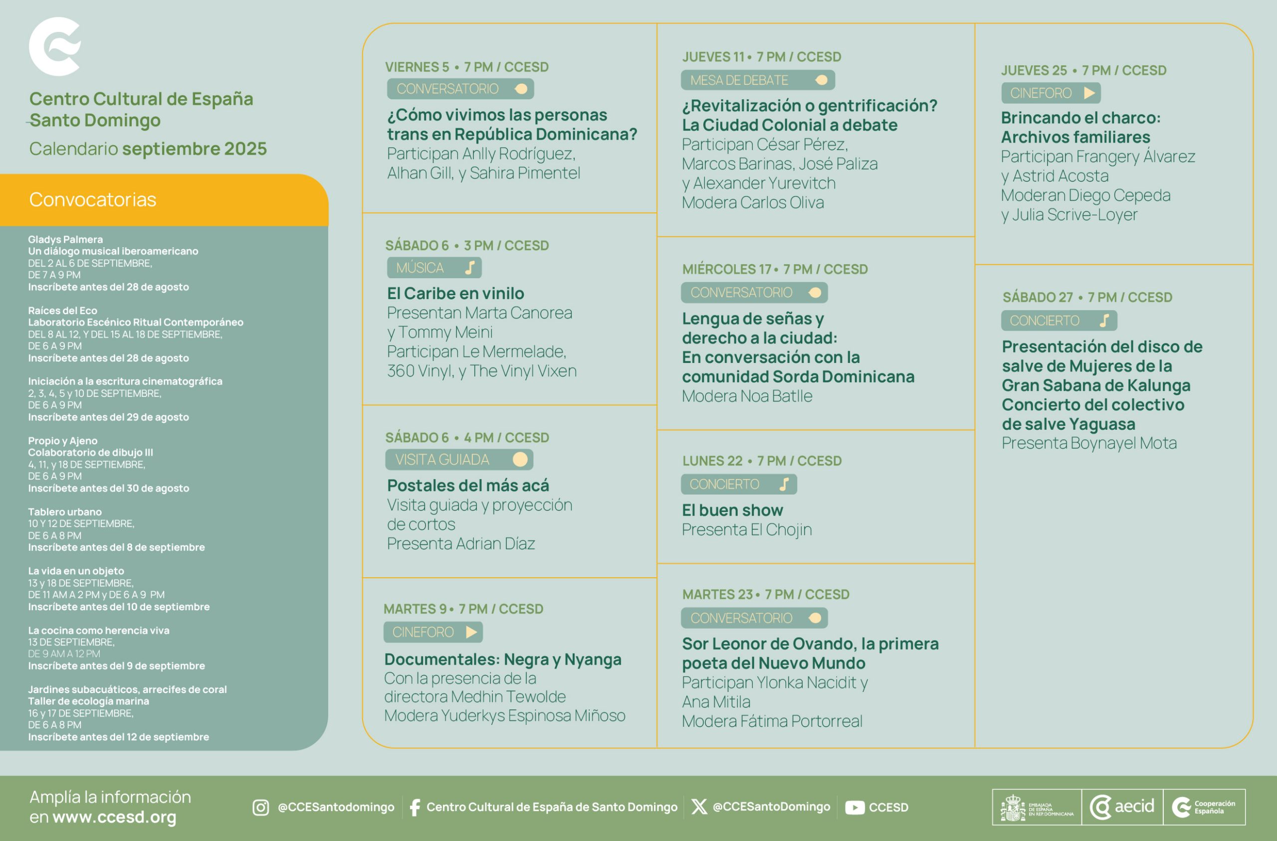 Calendario Septiembre 2025