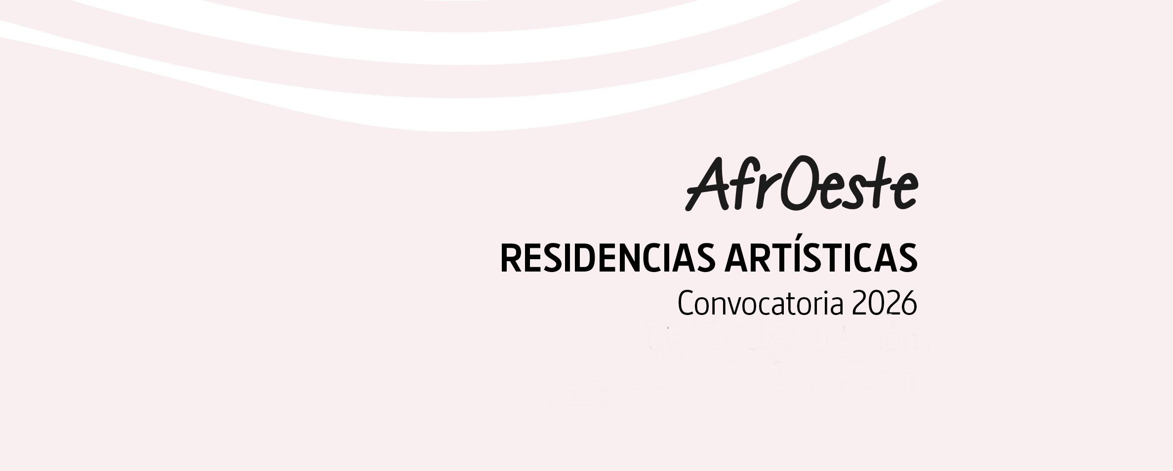 Residencia AfrOeste 2026