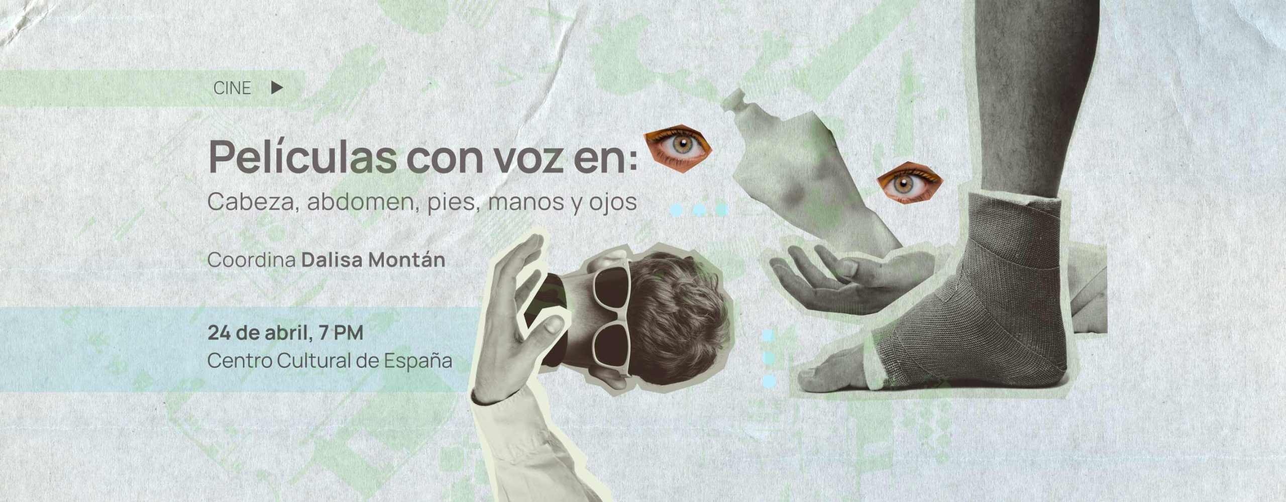 Pelculas con voz en cabeza abdomen pies manos y ojos