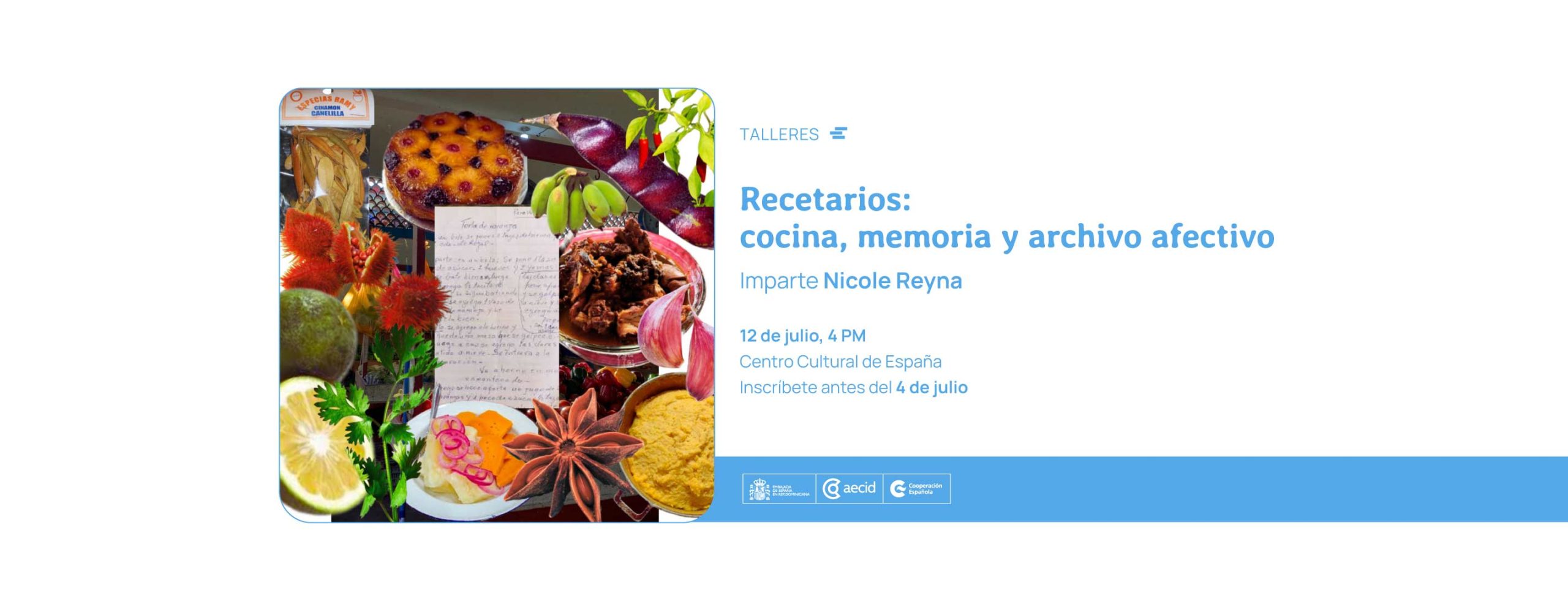 Recetarios Cocina memoria y archivo afectivo