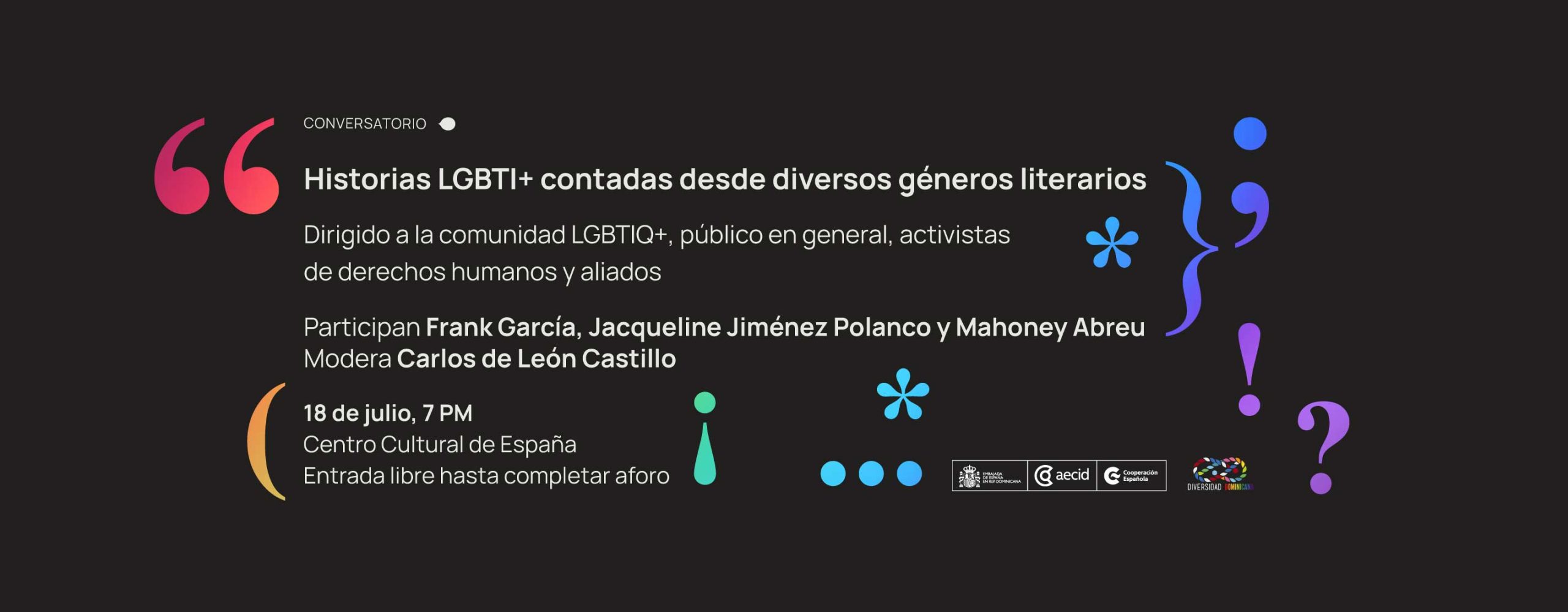 Historias LGBTI contadas desde diversos gneros literarios