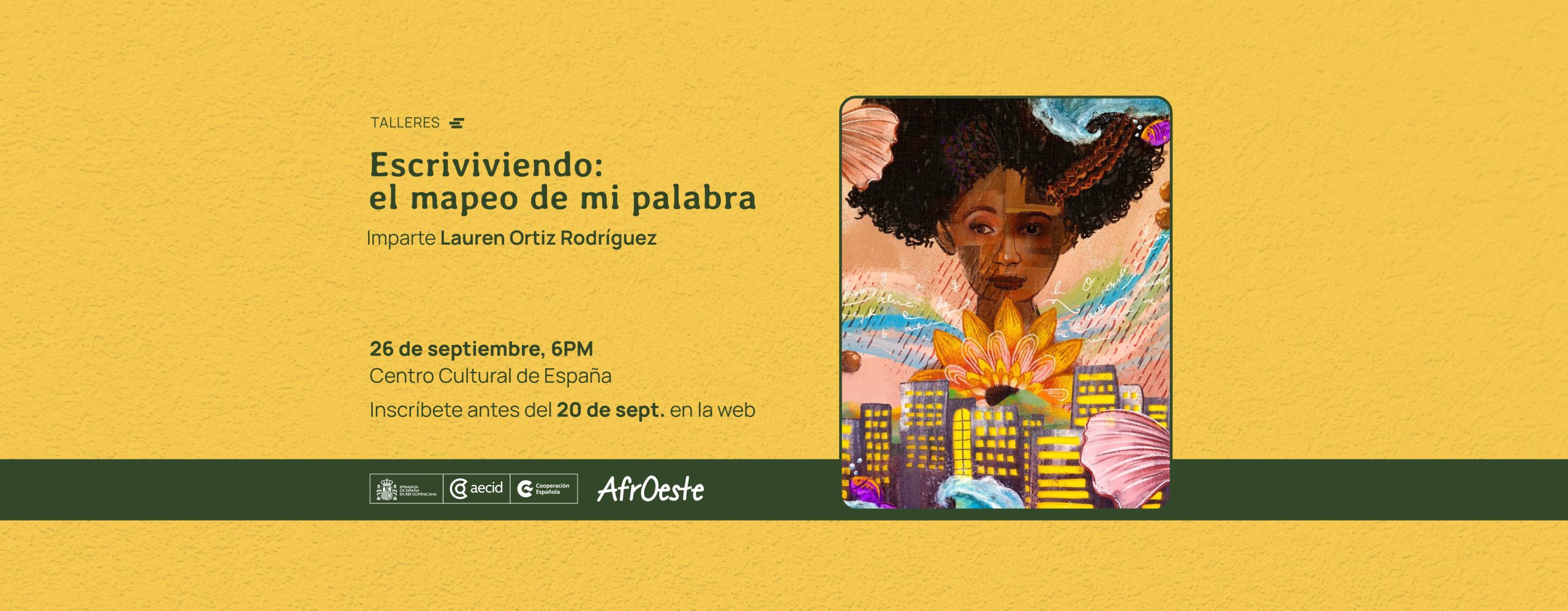 Cartel de escriviviendo el mapeo de mi palabra