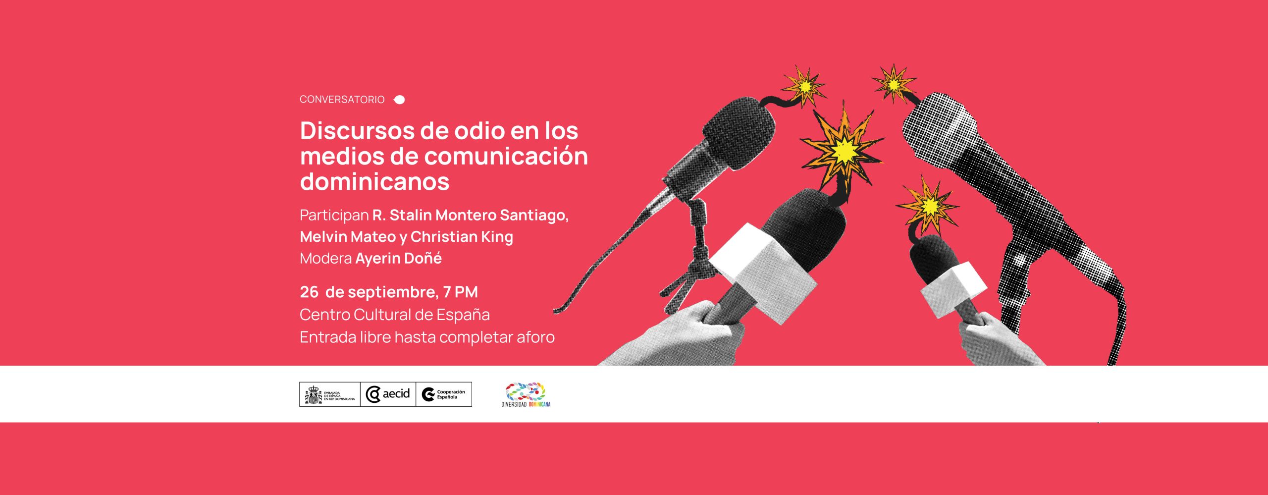 Cartel del discurso de odio en los medios de comunicación dominicanos