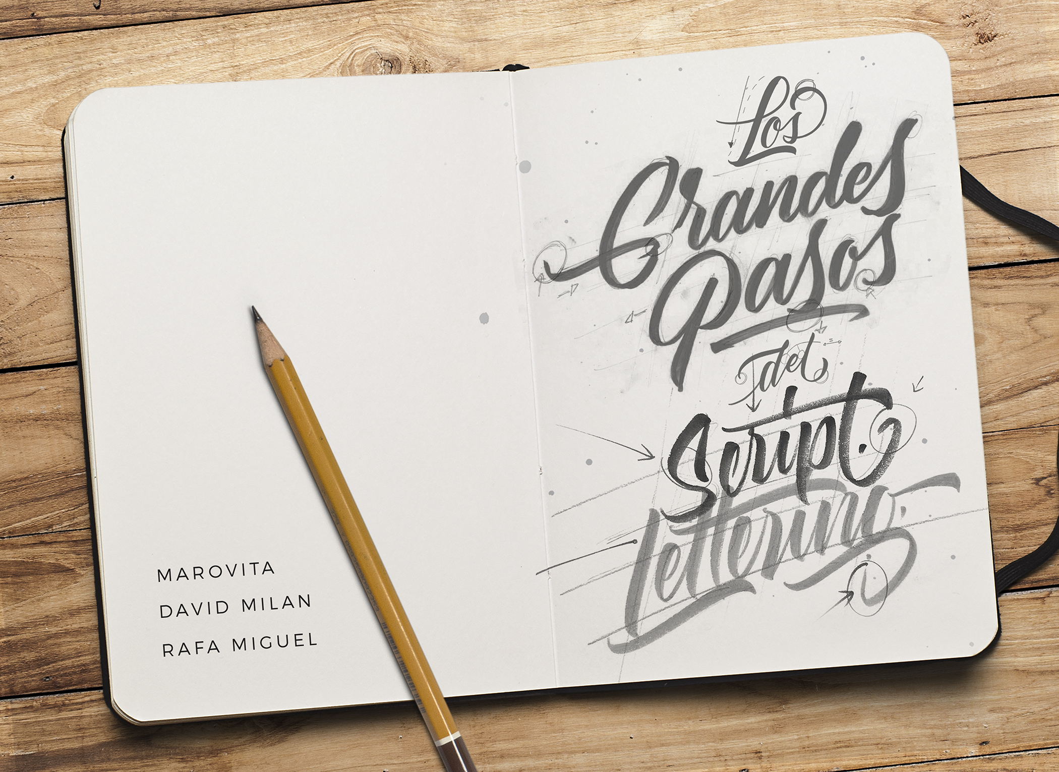 Los grandes pasos del Script lettering