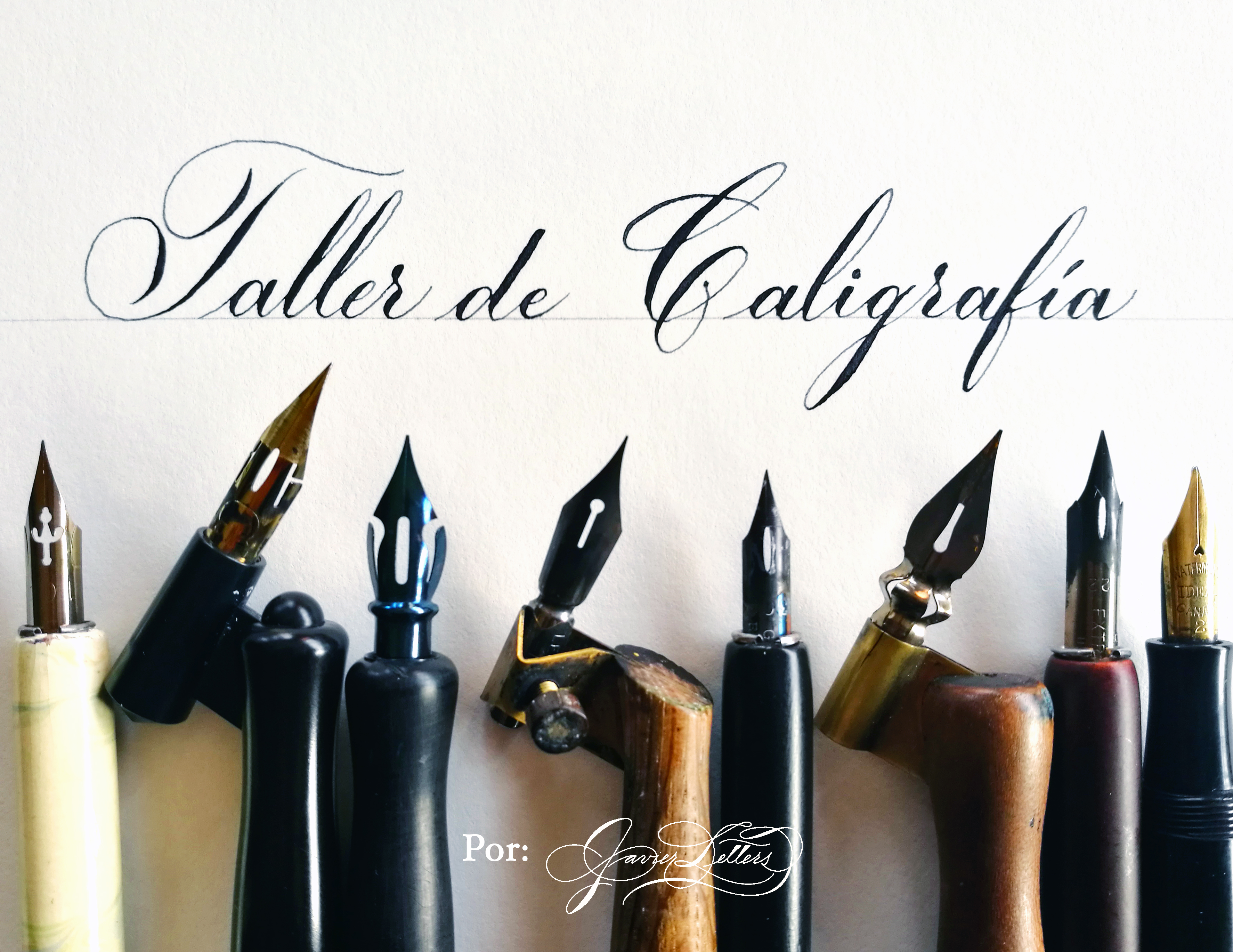 Caligrafa con pluma