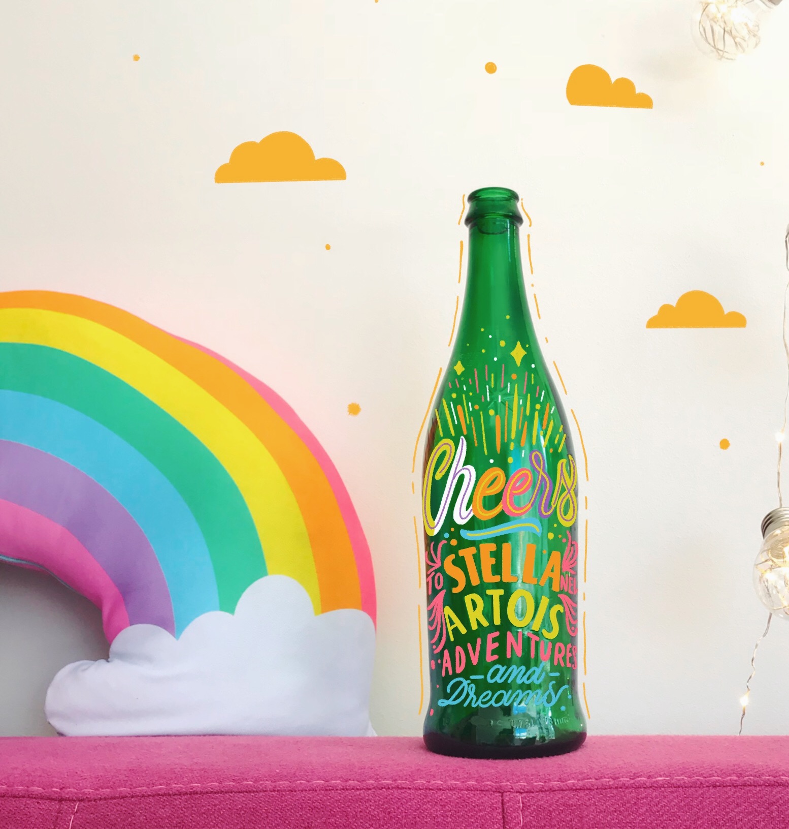 De caligrafa a lettering sobre objetos