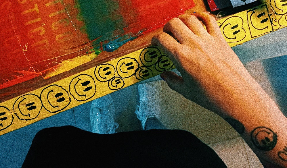 Letras Stencil con Serigrafa