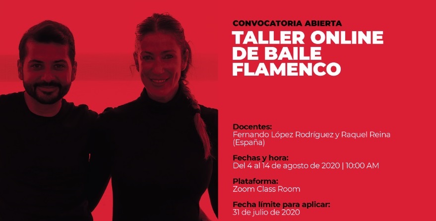 Convocatoria Taller online de baile flamenco