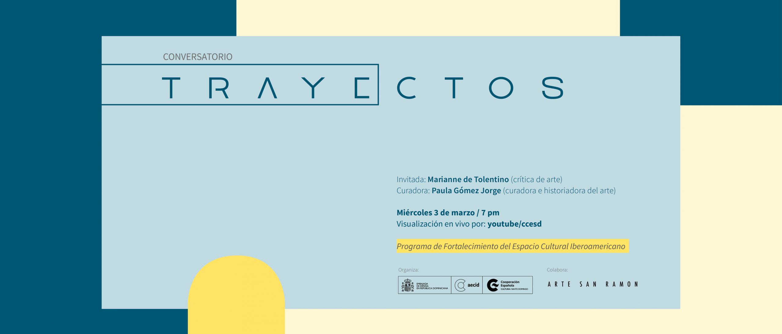 Dilogo sobre la exposicin Trayectos