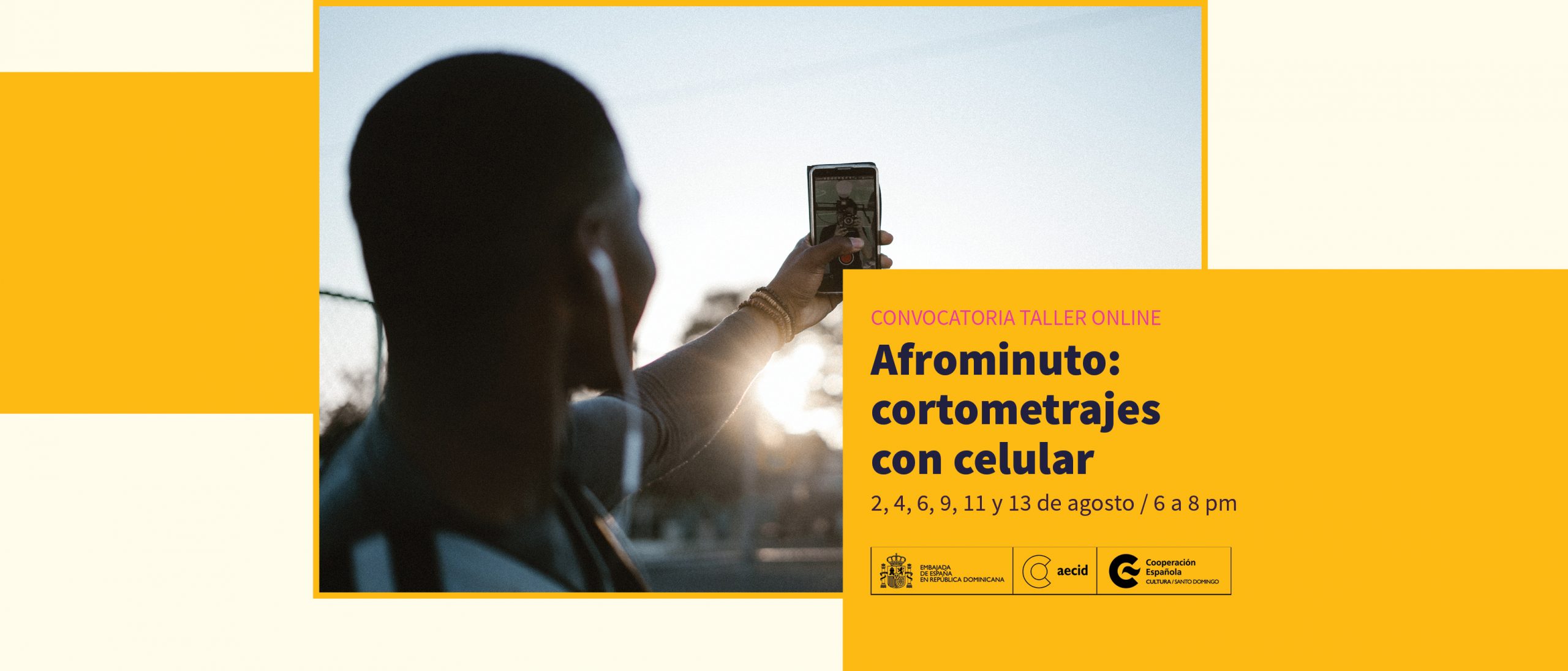 Afrominuto Taller de cortometrajes con celular