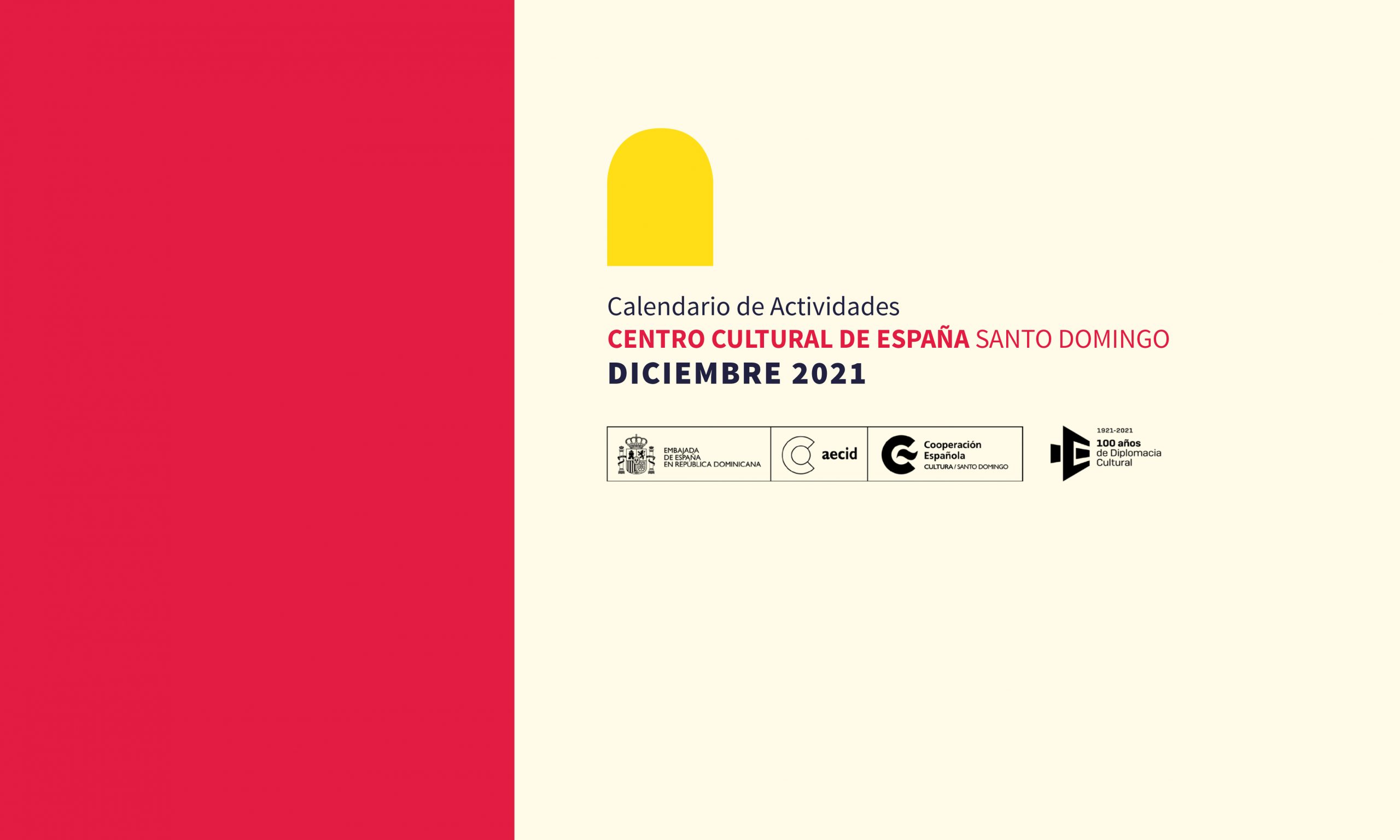 Calendario de actividades de diciembre