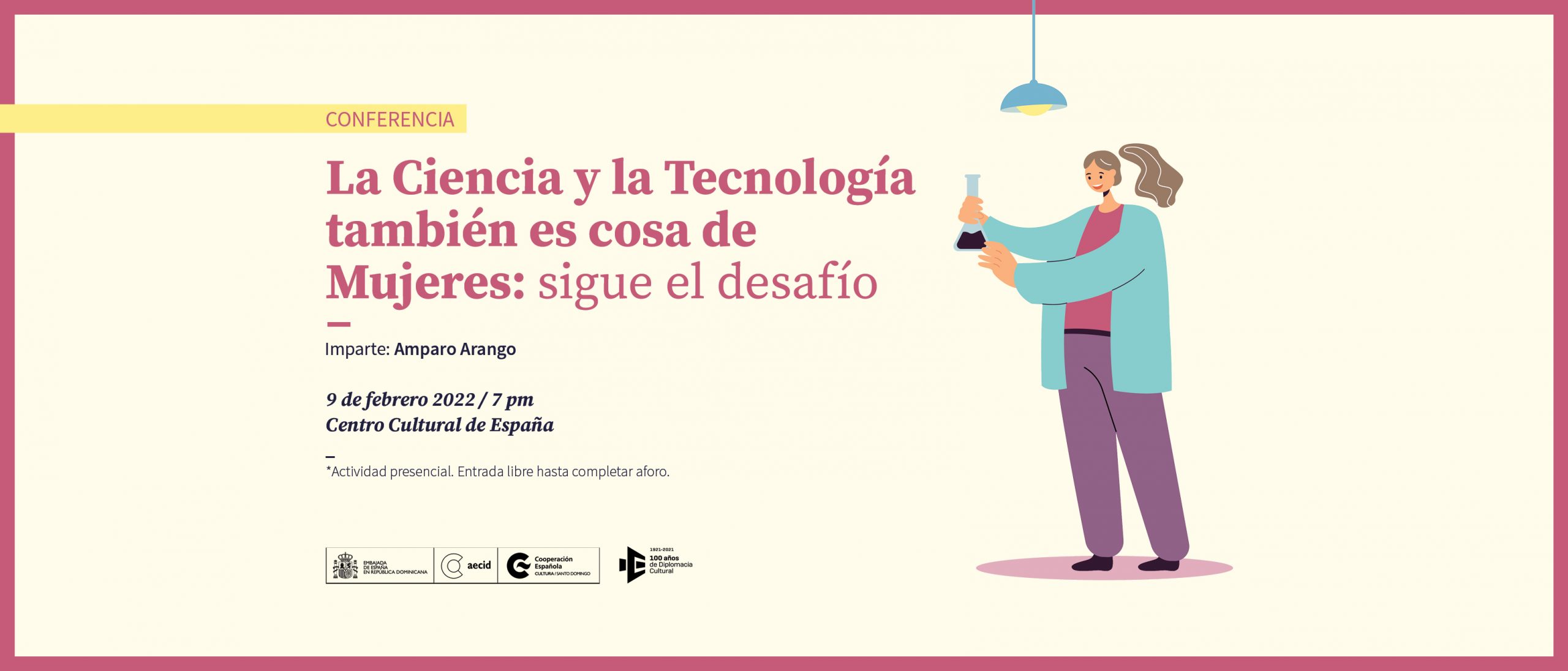 Conferencia La Ciencia y la Tecnologa tambin es cosa de mujeres