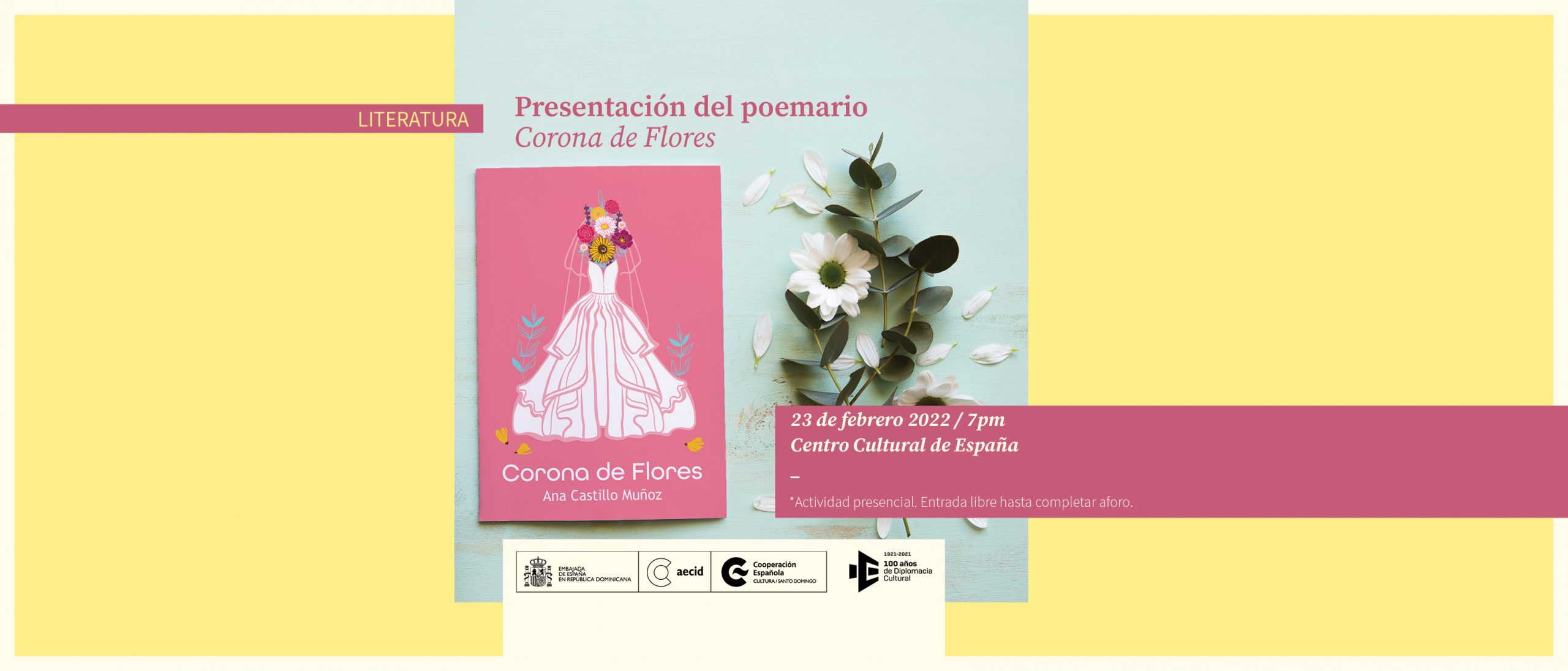 Presentacin del poemario Corona de Flores