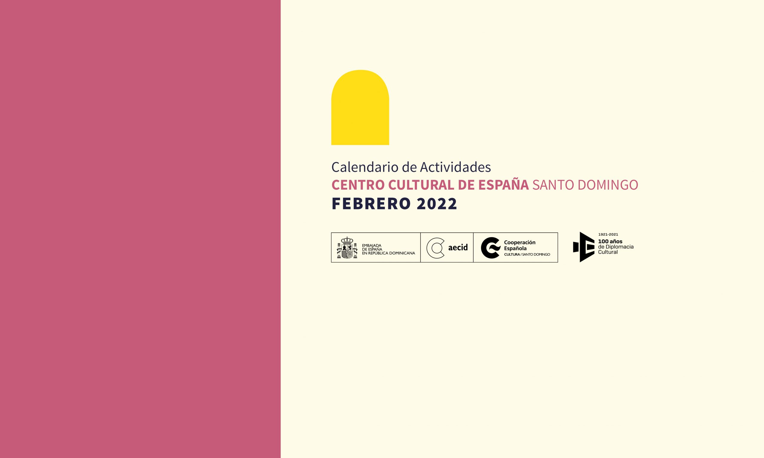 Calendario de actividades de febrero