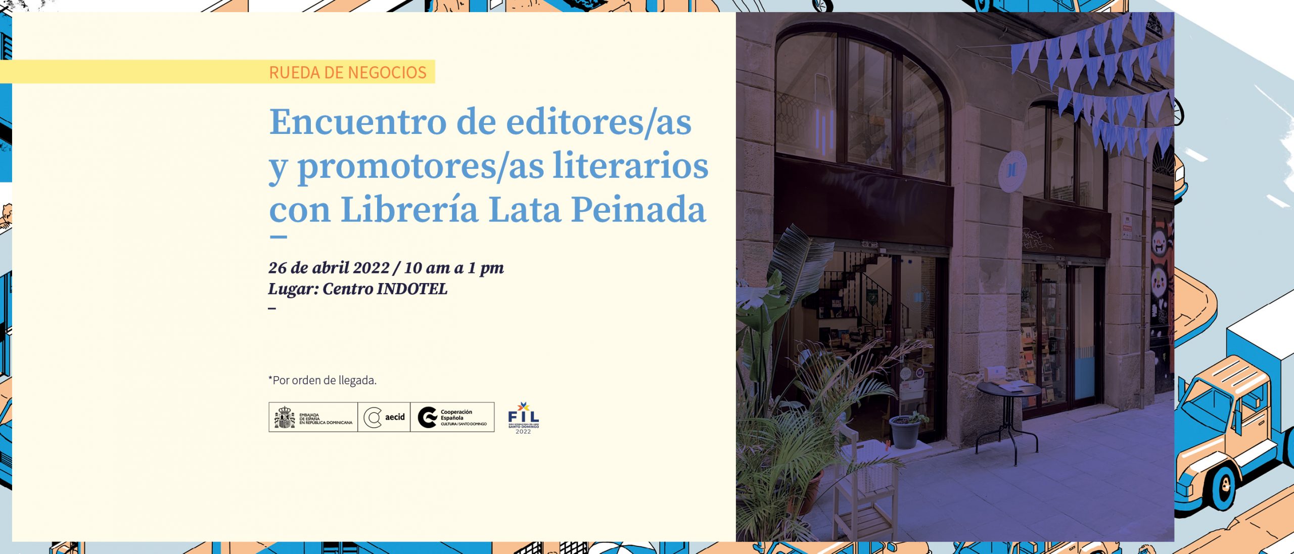 Encuentro de editoresas y promotoresas literarios con Librera Lata Peinada