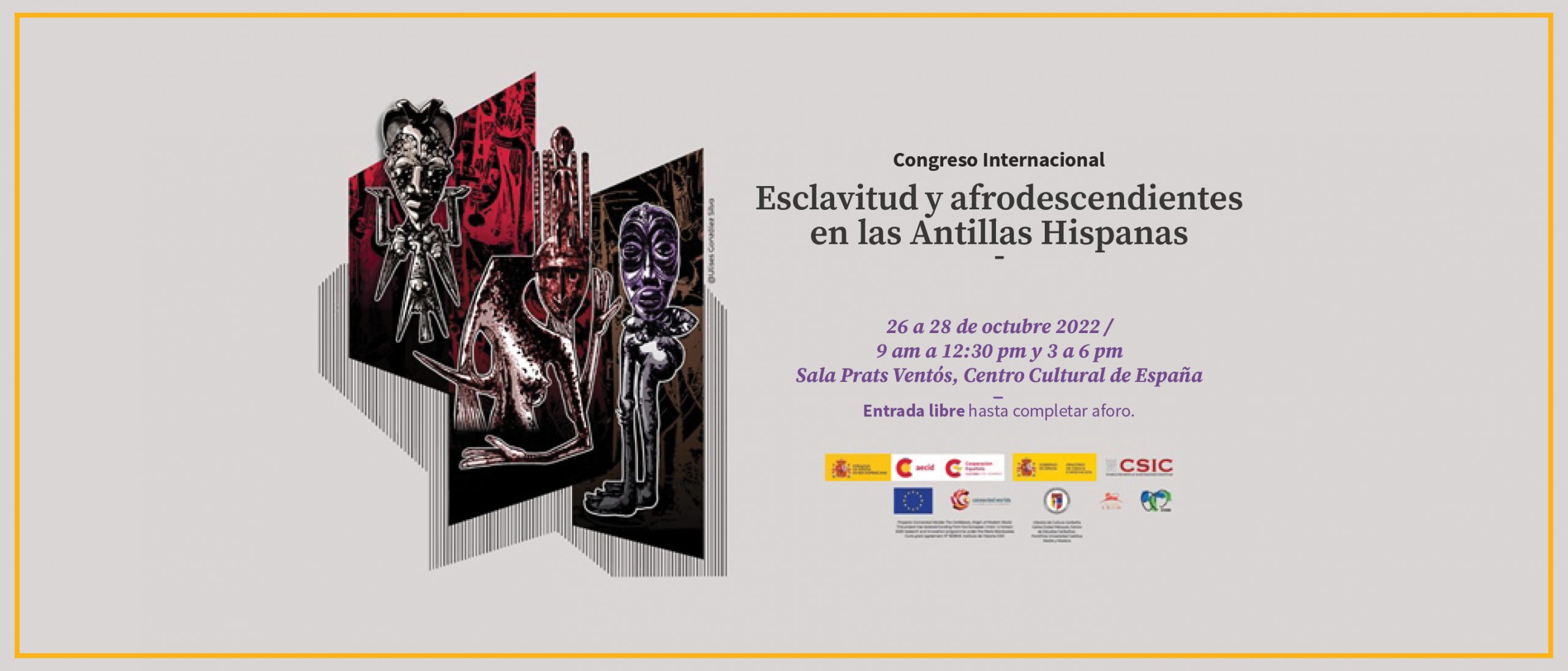 Congreso internacional Esclavitud y Afrodescendientes en las Antillas Hispanas