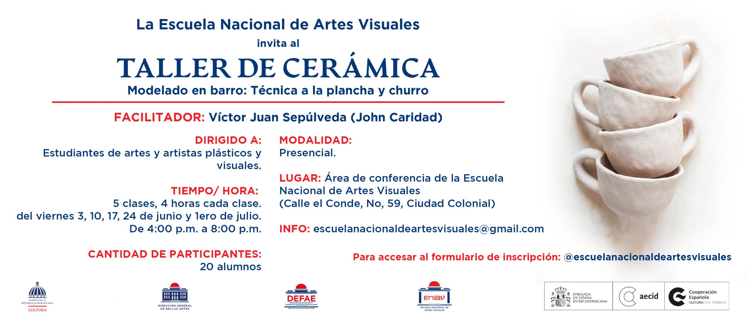 Modelado en barro tcnica a la plancha y churro