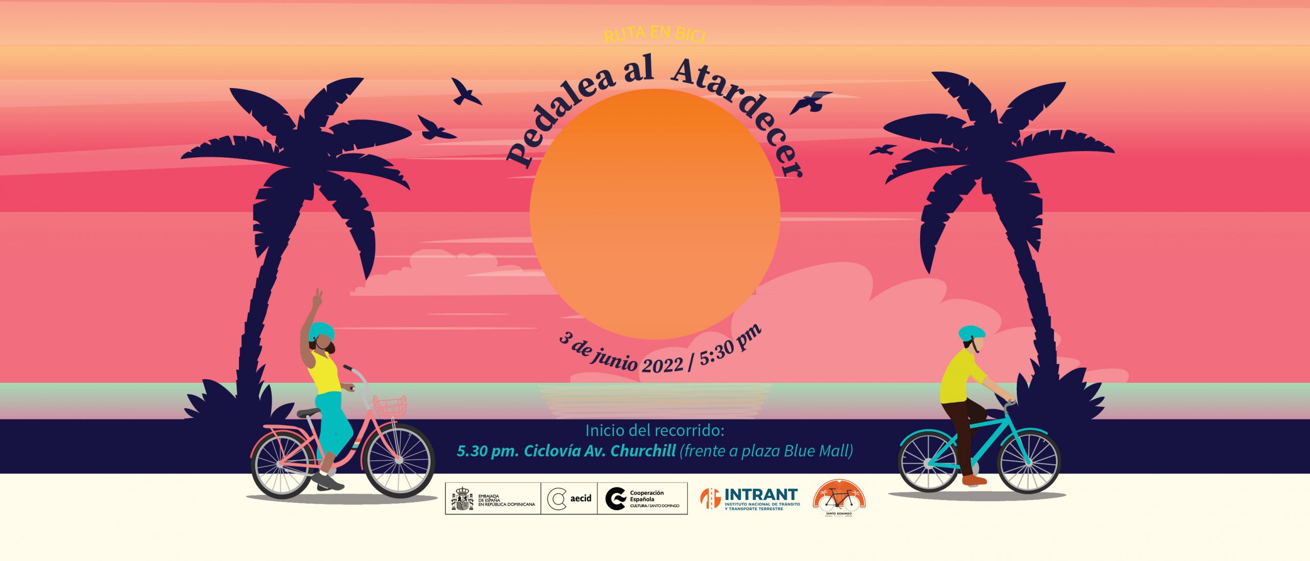 Pedalear al atardecer