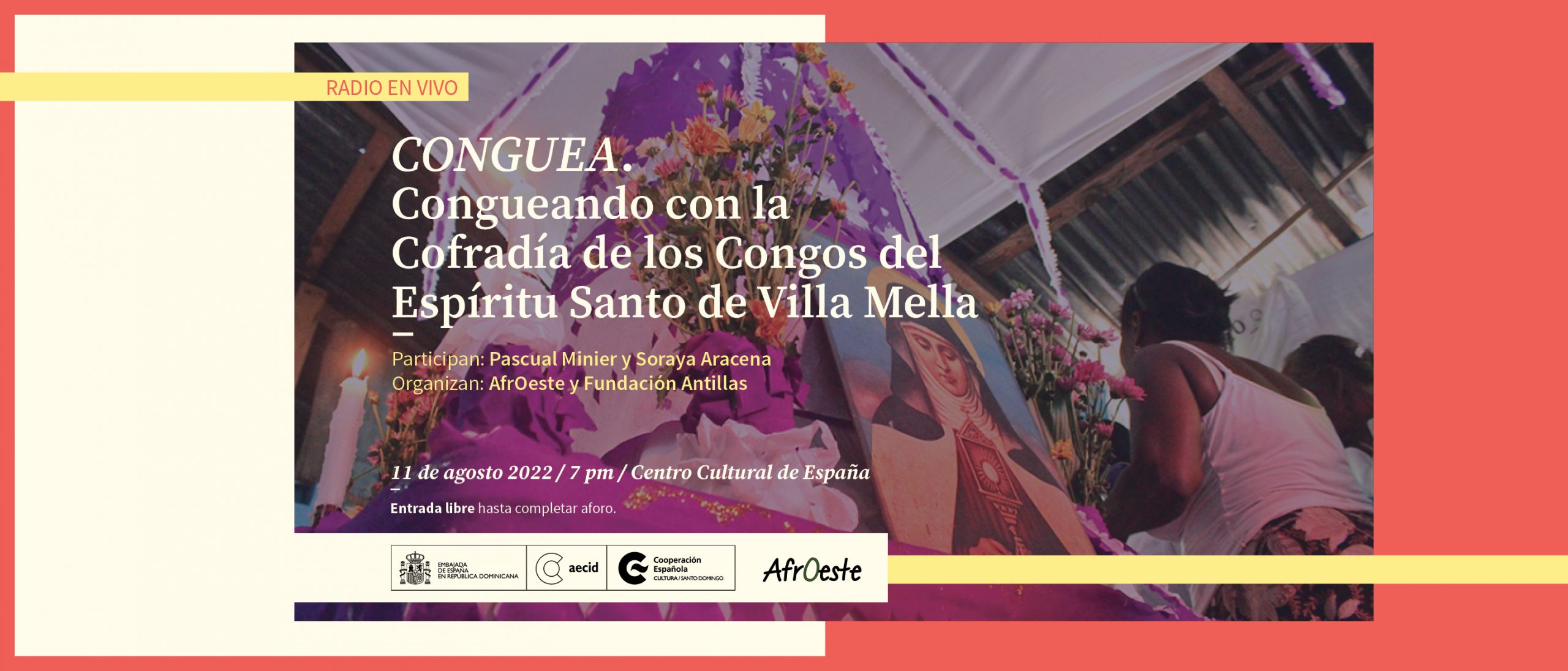 Congueando con la Cofrada de los Congos del Espritu Santo de Villa Mella