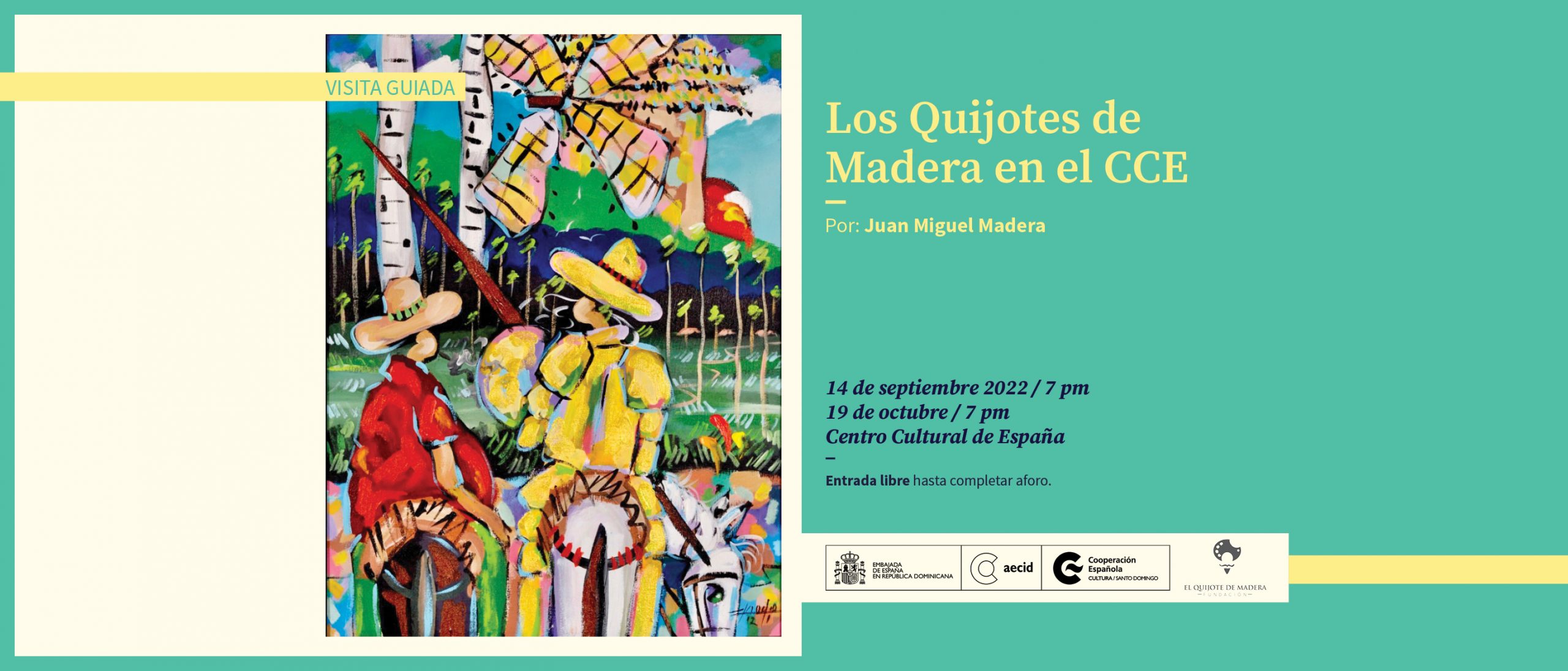 Visitas guiadas exposicin Los Quijotes de Madera en el CCE