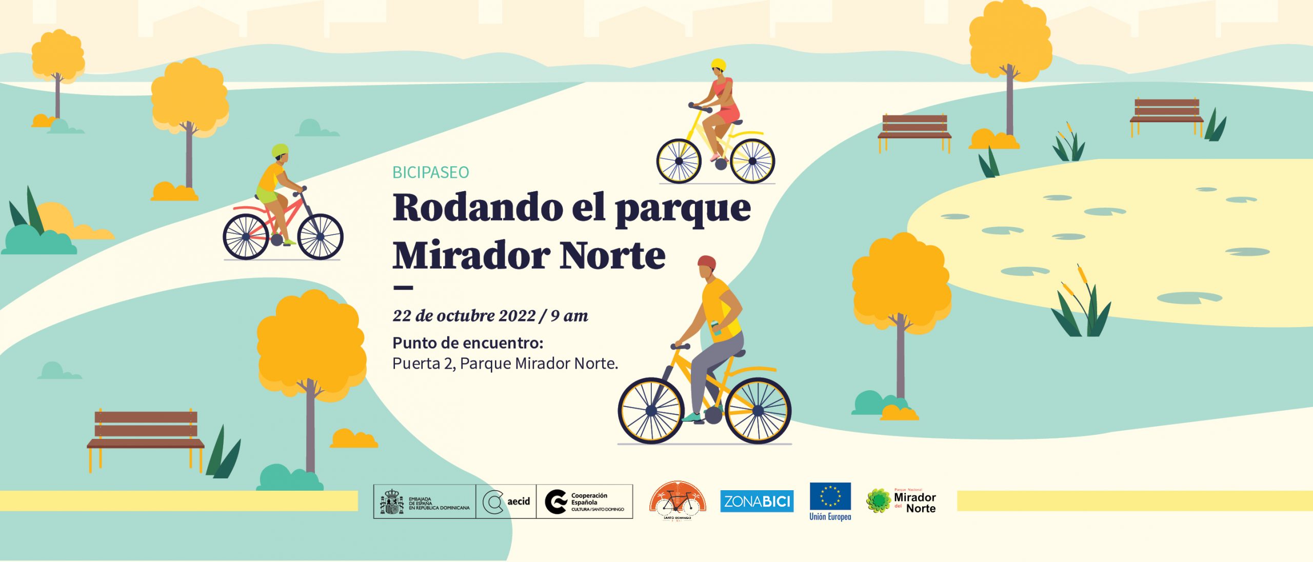 Rodando el parque Mirador Norte