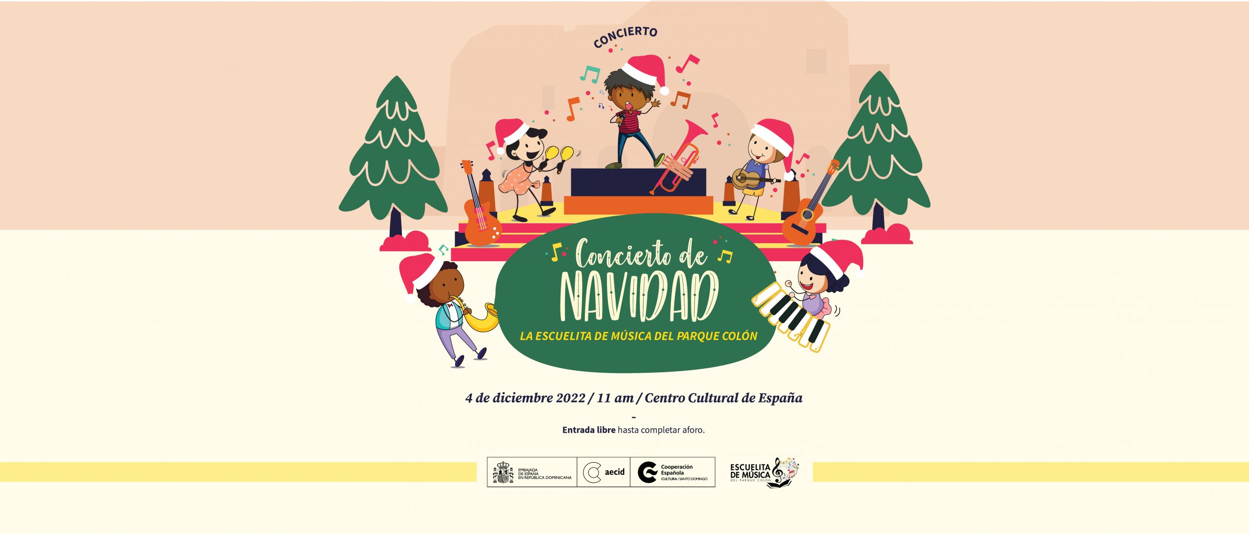 Concierto de Navidad la Escuelita de Msica del Parque Coln