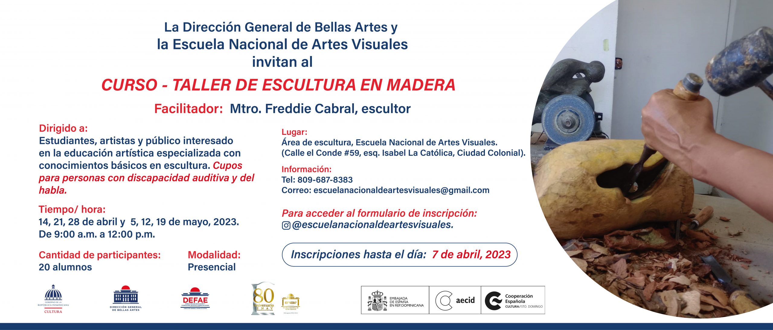 CursoTaller de escultura en madera