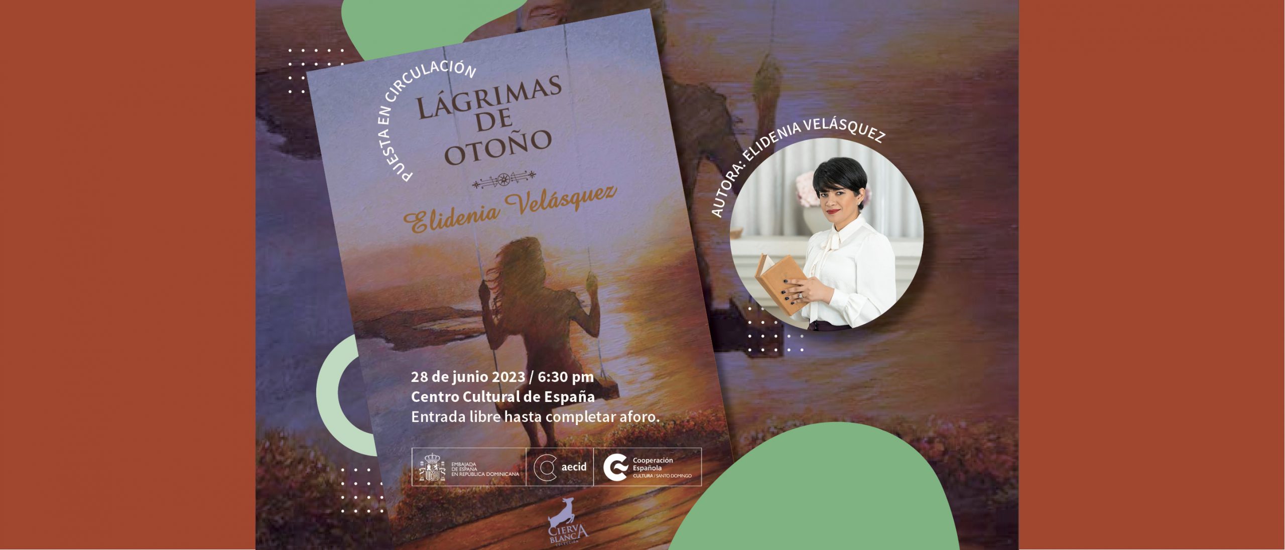 Puesta en circulacin del libro Lgrimas de otoo