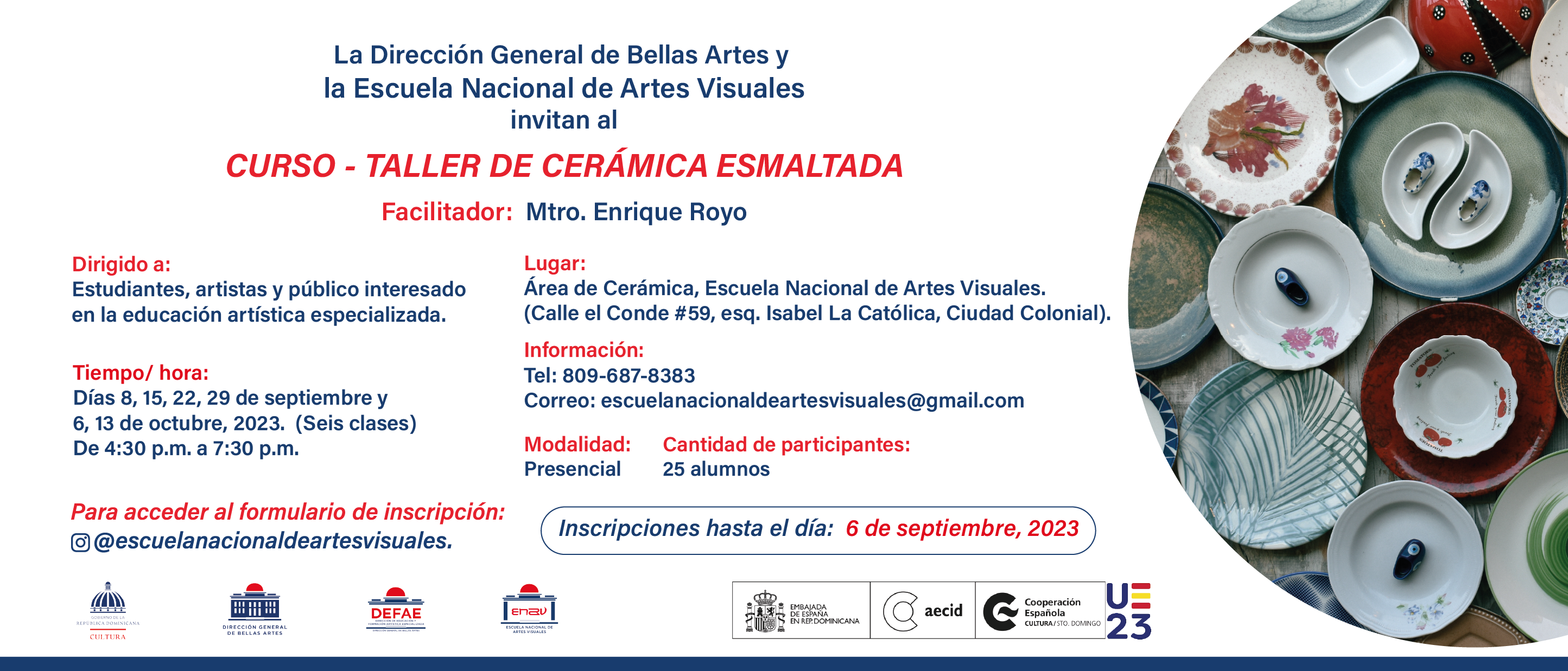 Curso taller de Cermica Esmaltada