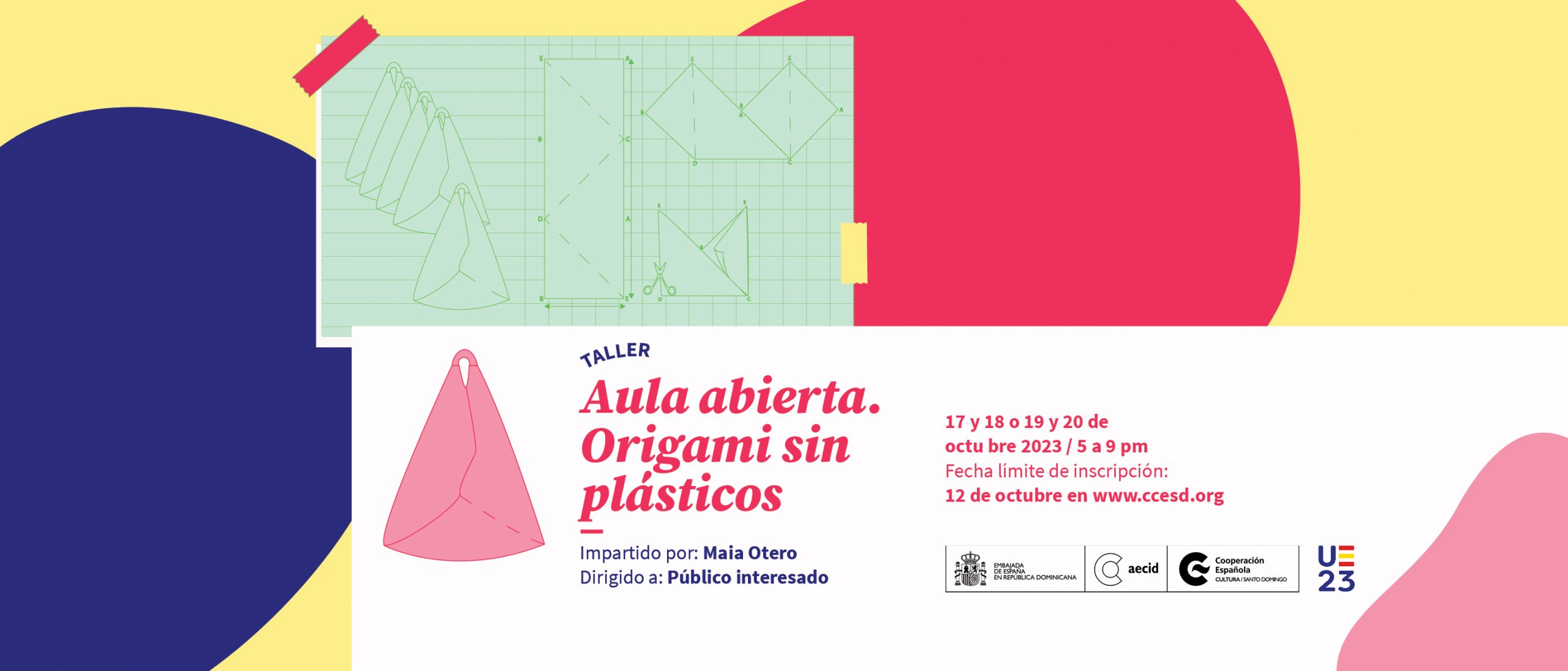 Aula abierta Origami sin plstico