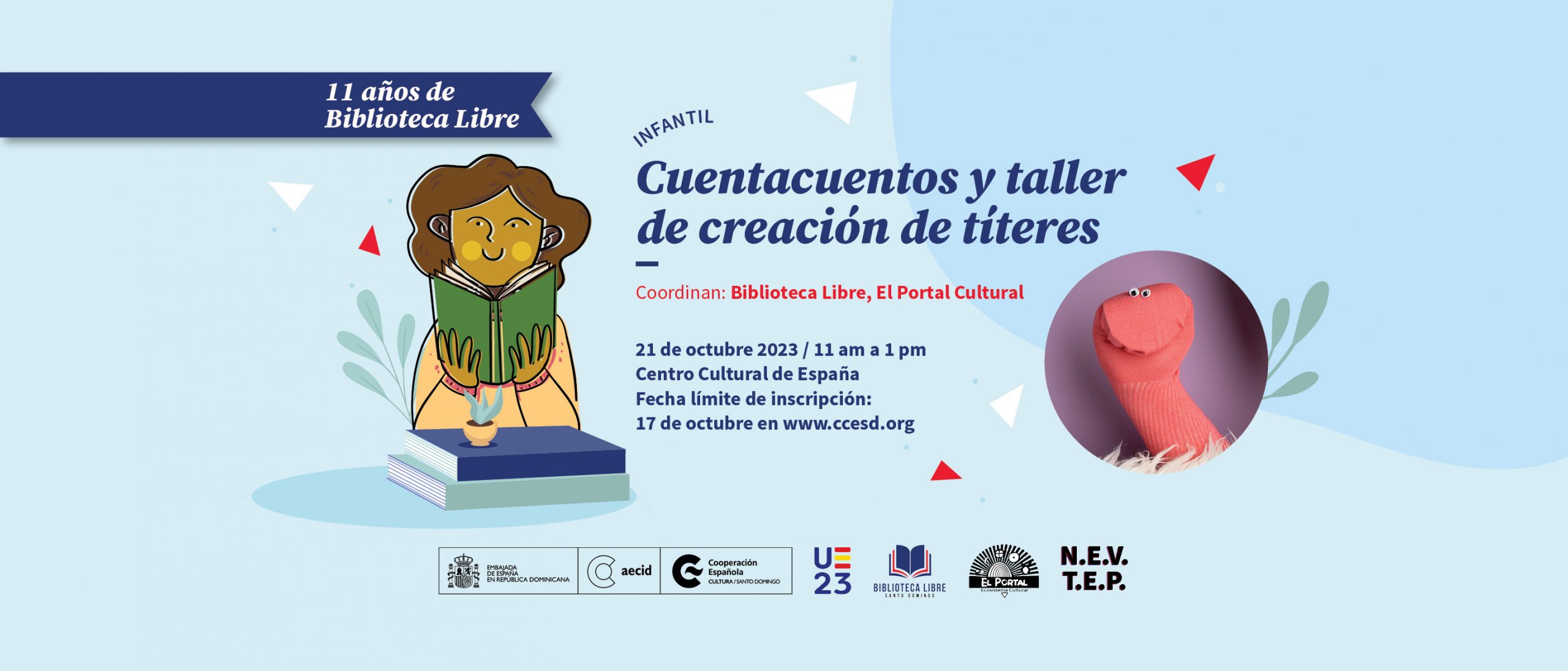 Cuentacuentos y taller de creacin de tteres