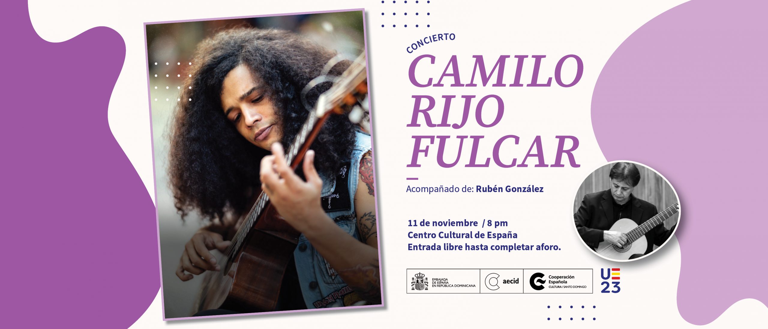 Camilo Rijo Fulcar en concierto