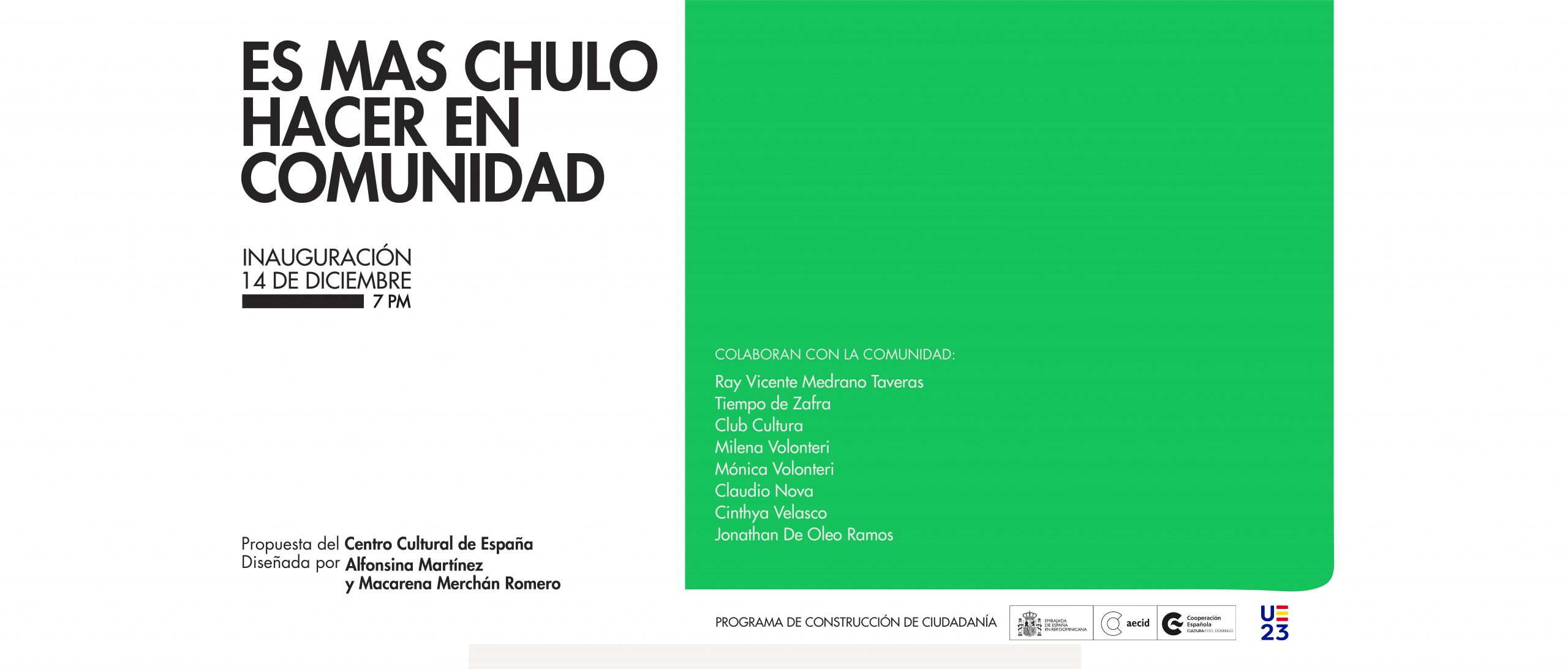 Exposicin Es ms chulo hacer en comunidad