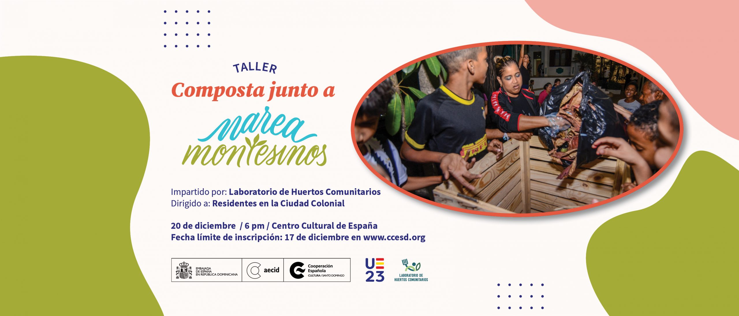 Taller Composta junto a Marea Montesinos