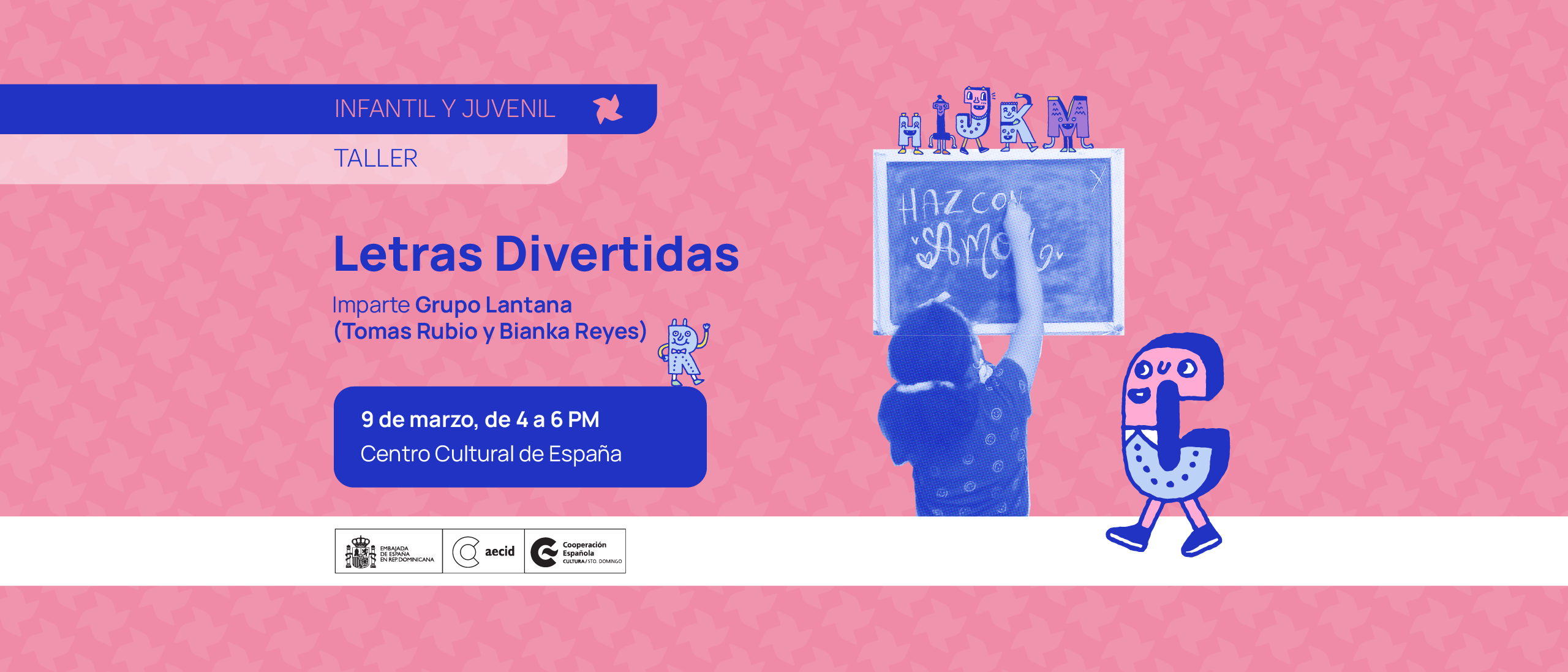 Letras divertidas Taller de lettering