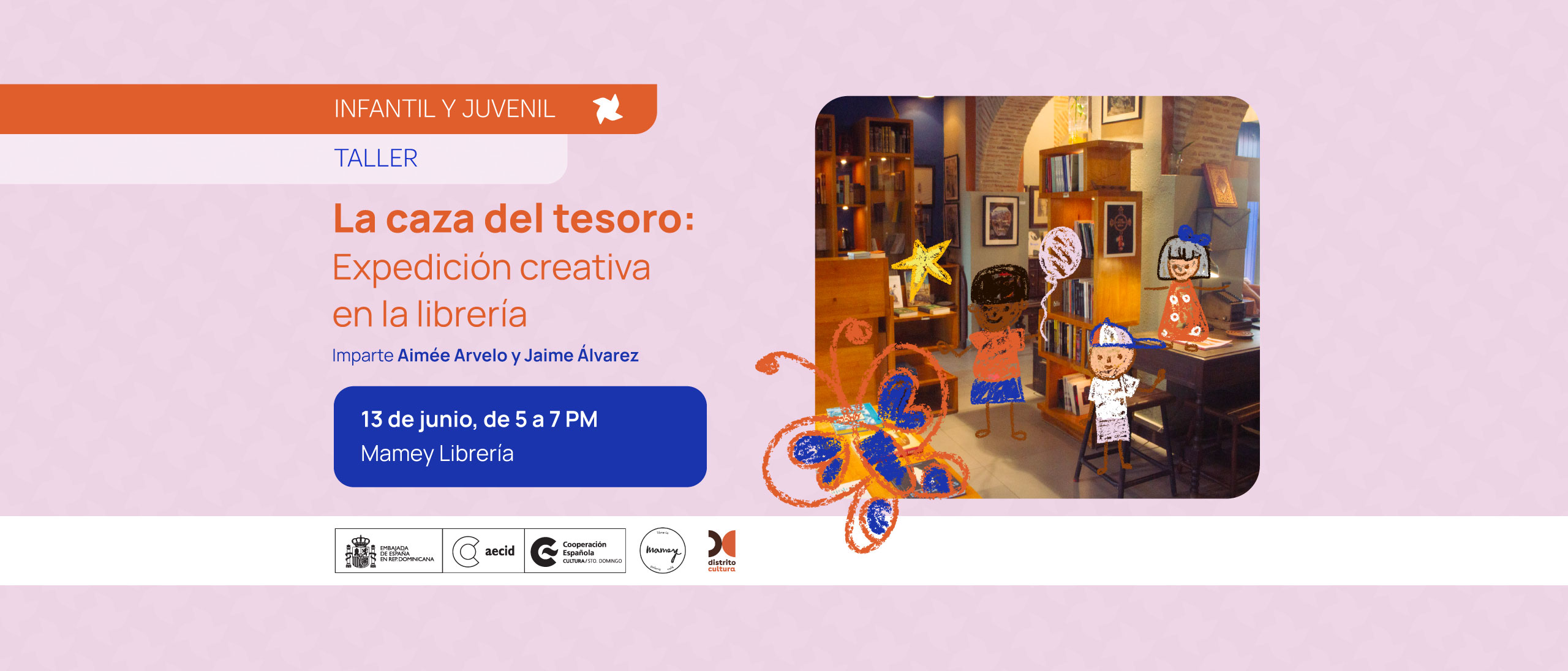 La caza del tesoro Expedicin creativa en la librera