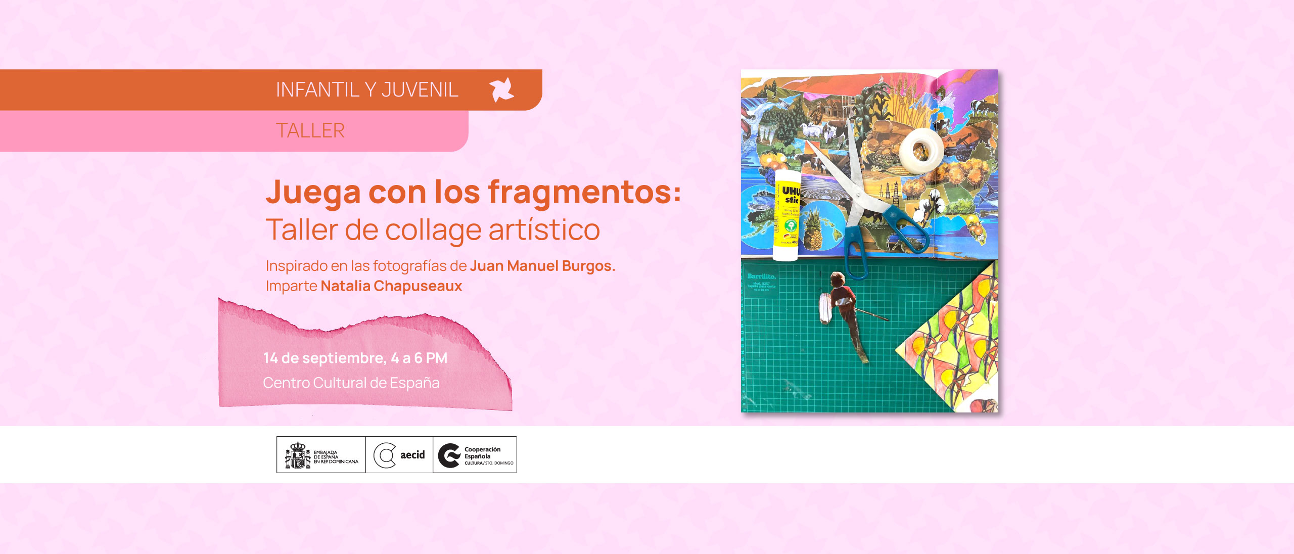Juega con los fragmentos Taller de Collage Artstico