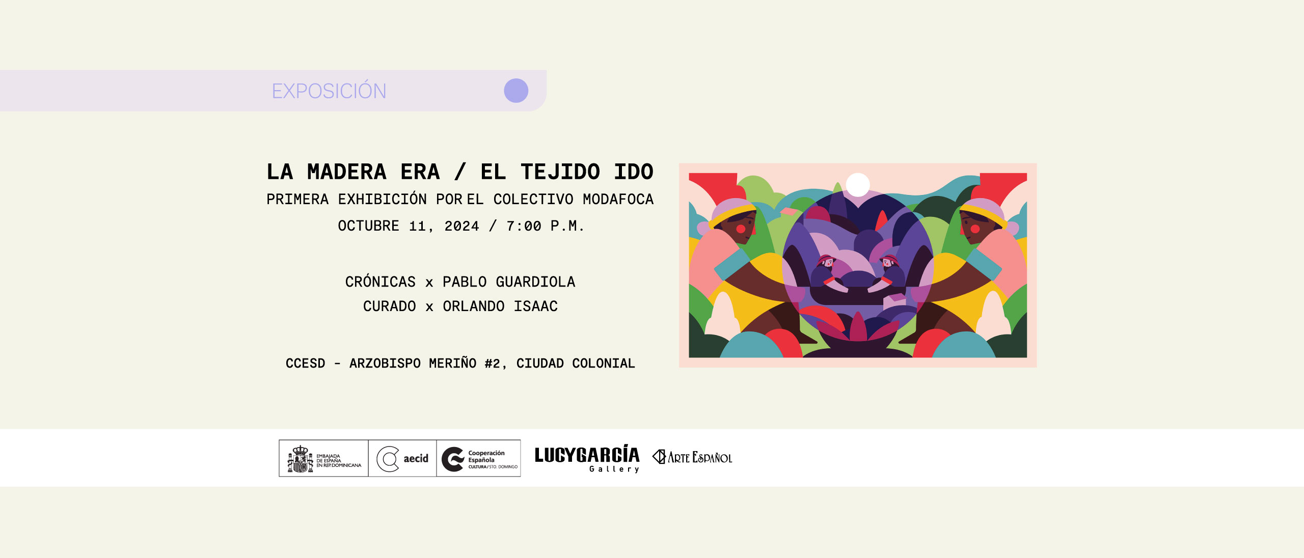 Inauguracin La madera era El tejido ido