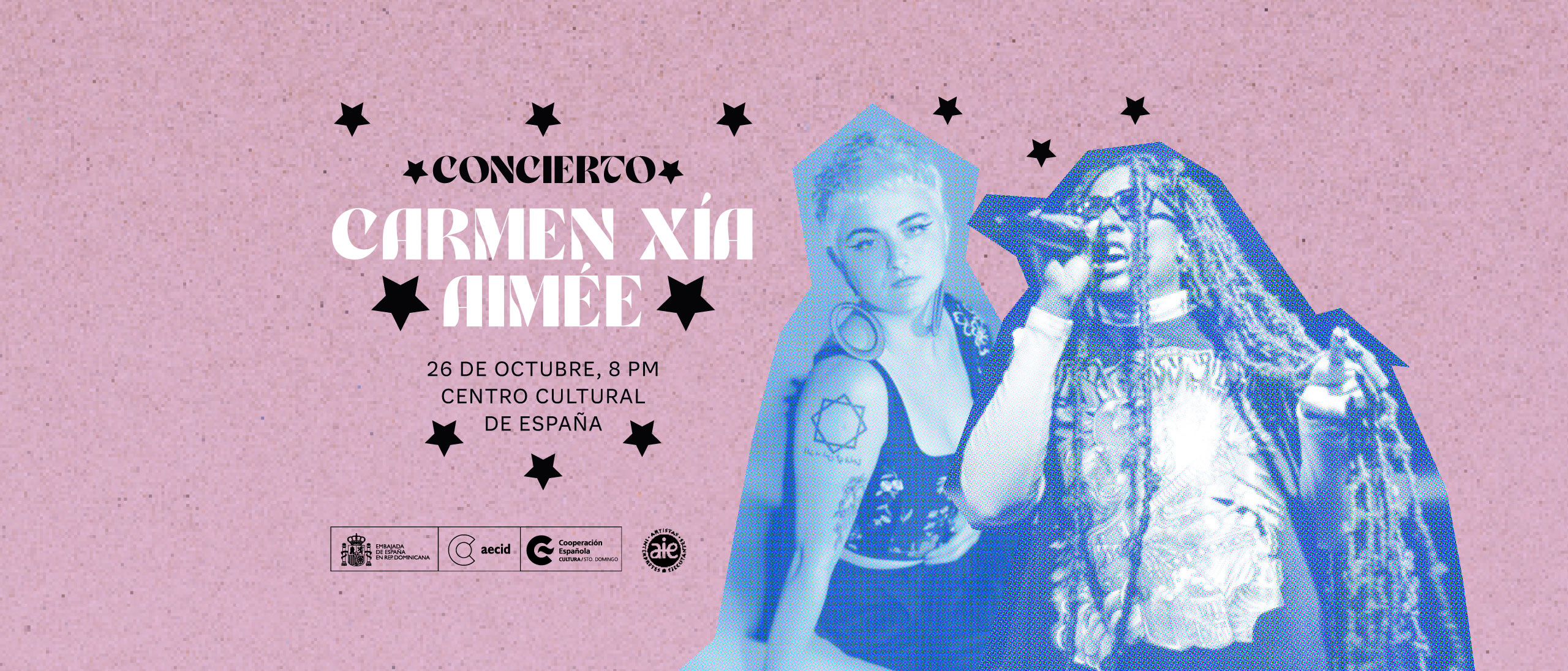 Carmen Xa y Aime en concierto