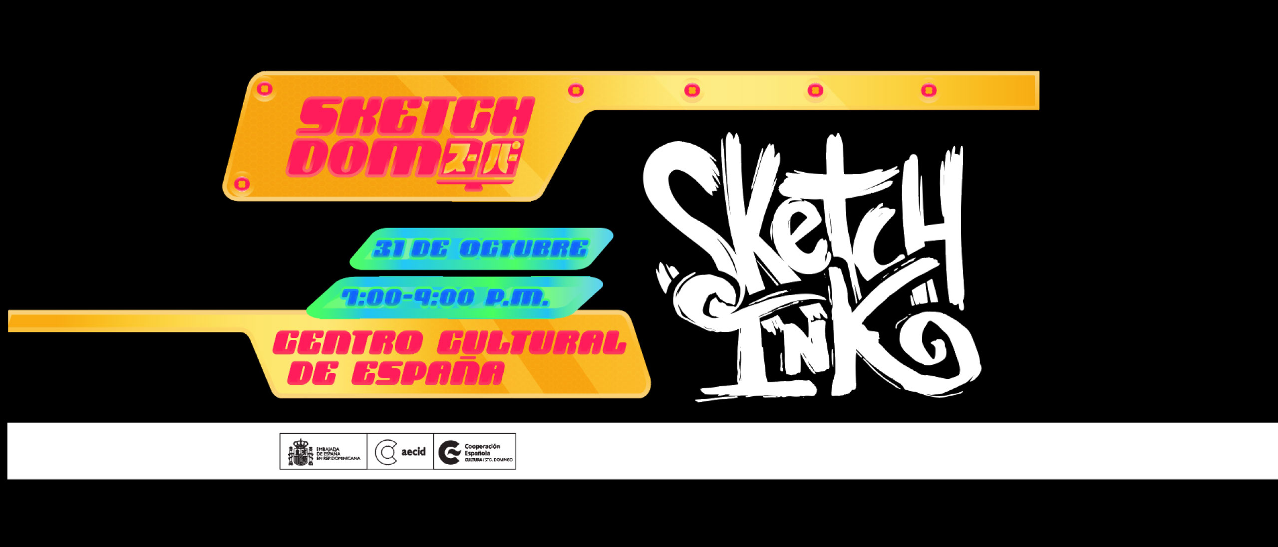 Junte y exposicin efmera Sketch ink