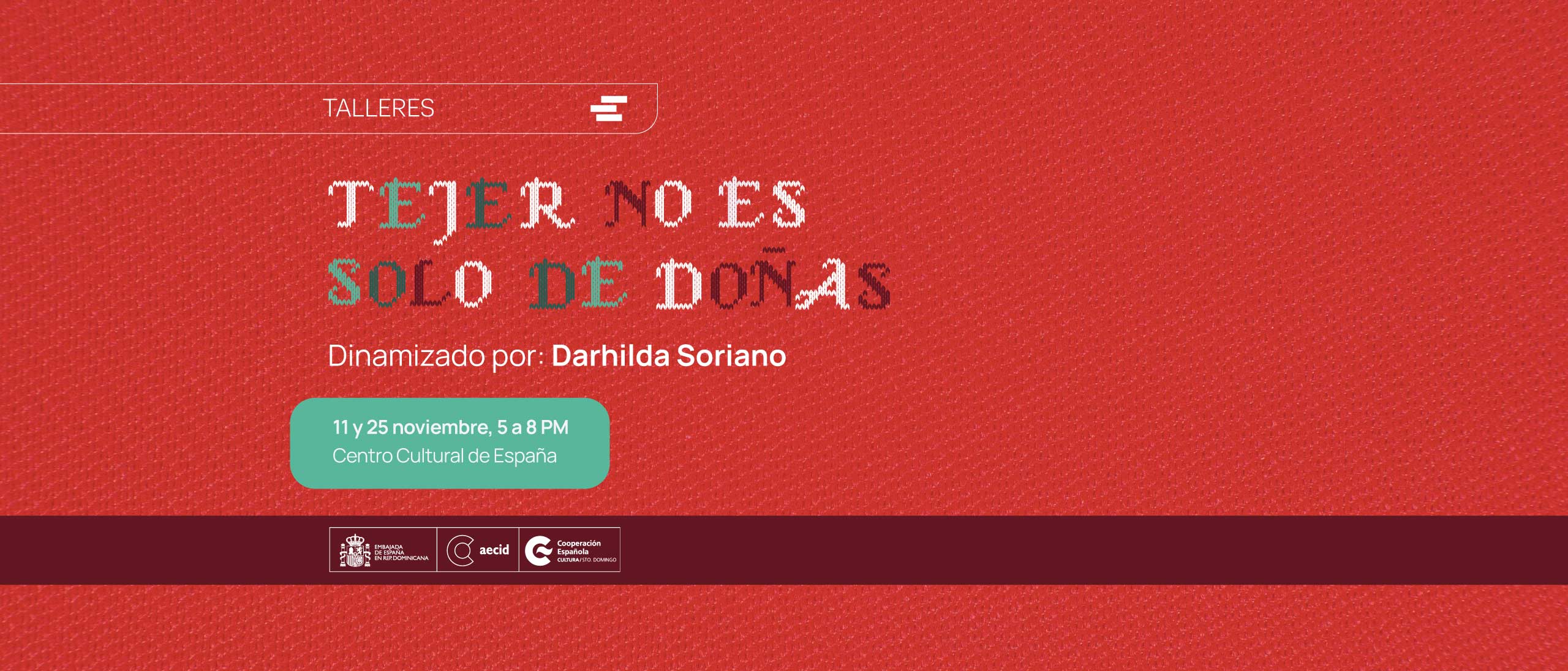 Tejer no es solo de doas