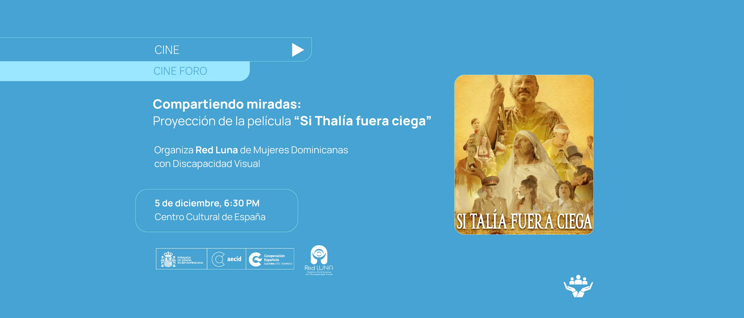 Compartiendo Miradas Proyeccin de la pelcula Si Thala fuera ciega