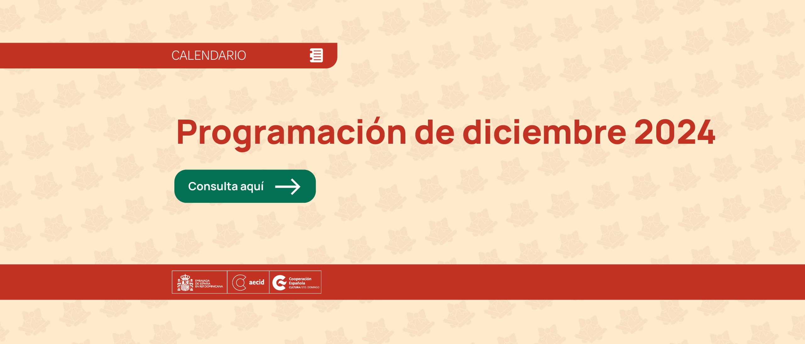 Calendario de actividades de diciembre 2024