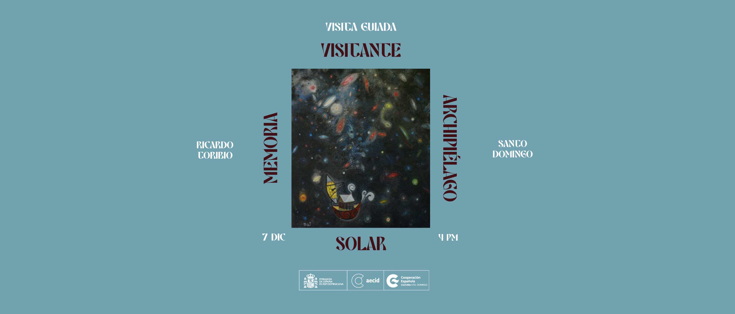 Visita guiada por la exposicin Memoria de un visitante al archipilago solar