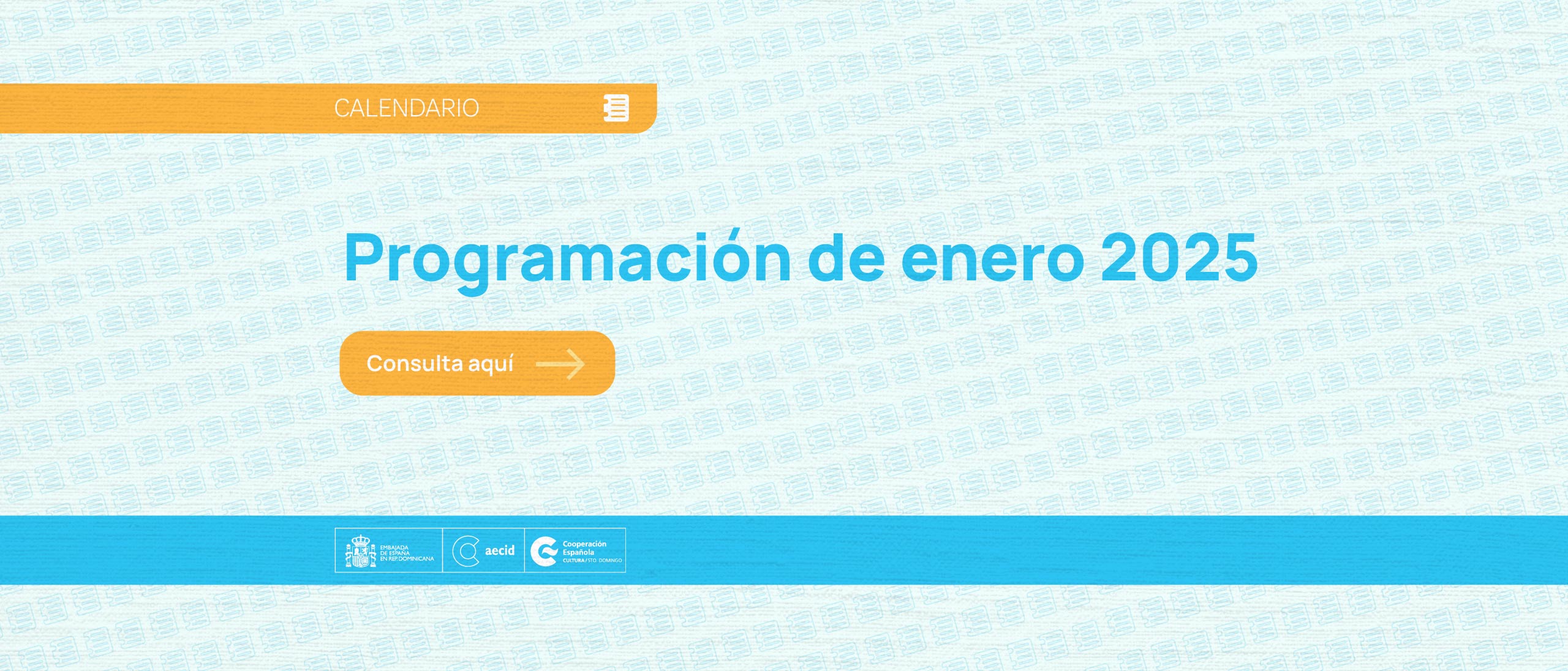 Calendario de actividades de enero 2025