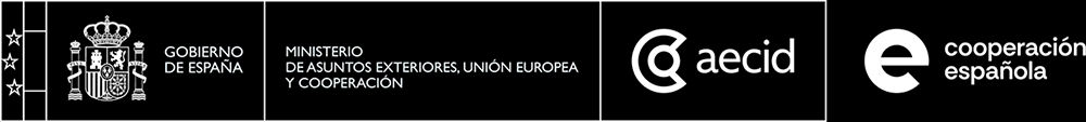 Logos de Ministerio de Asuntos Exteriores Unión Europea y Cooperación, Aecid y Cooperación Española
